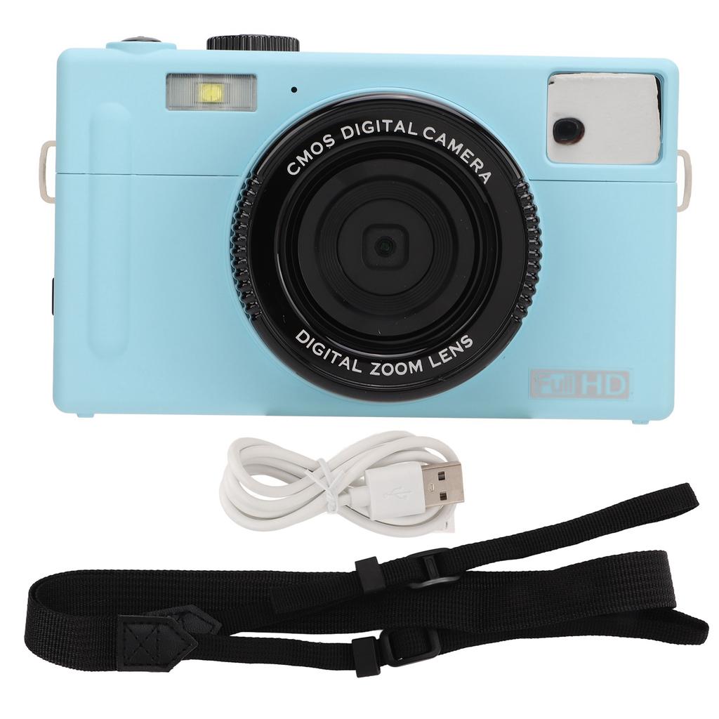 CD R1 1080P FHD Micro Single Camera Portable Mirrorless Camera 16X Digital Zoom 48MP with 3in LCD
