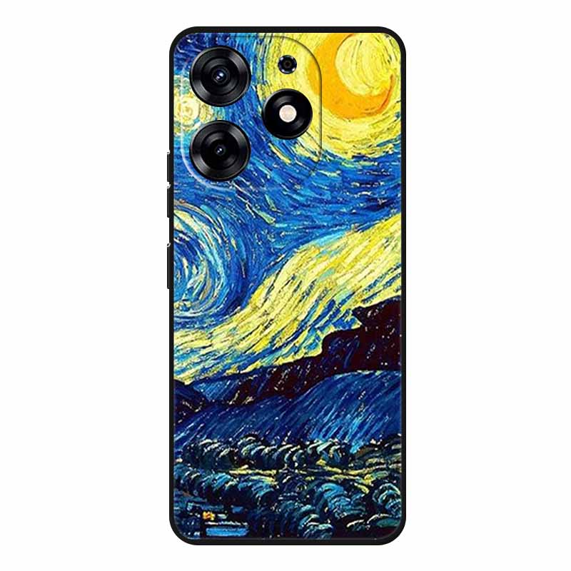 For Tecno Spark 20 Pro Case Wolf Soft Silicone TPU Back Cover Phone Cases For Tecno Spark20 Pro KJ6 Cute Animals Protector Funda