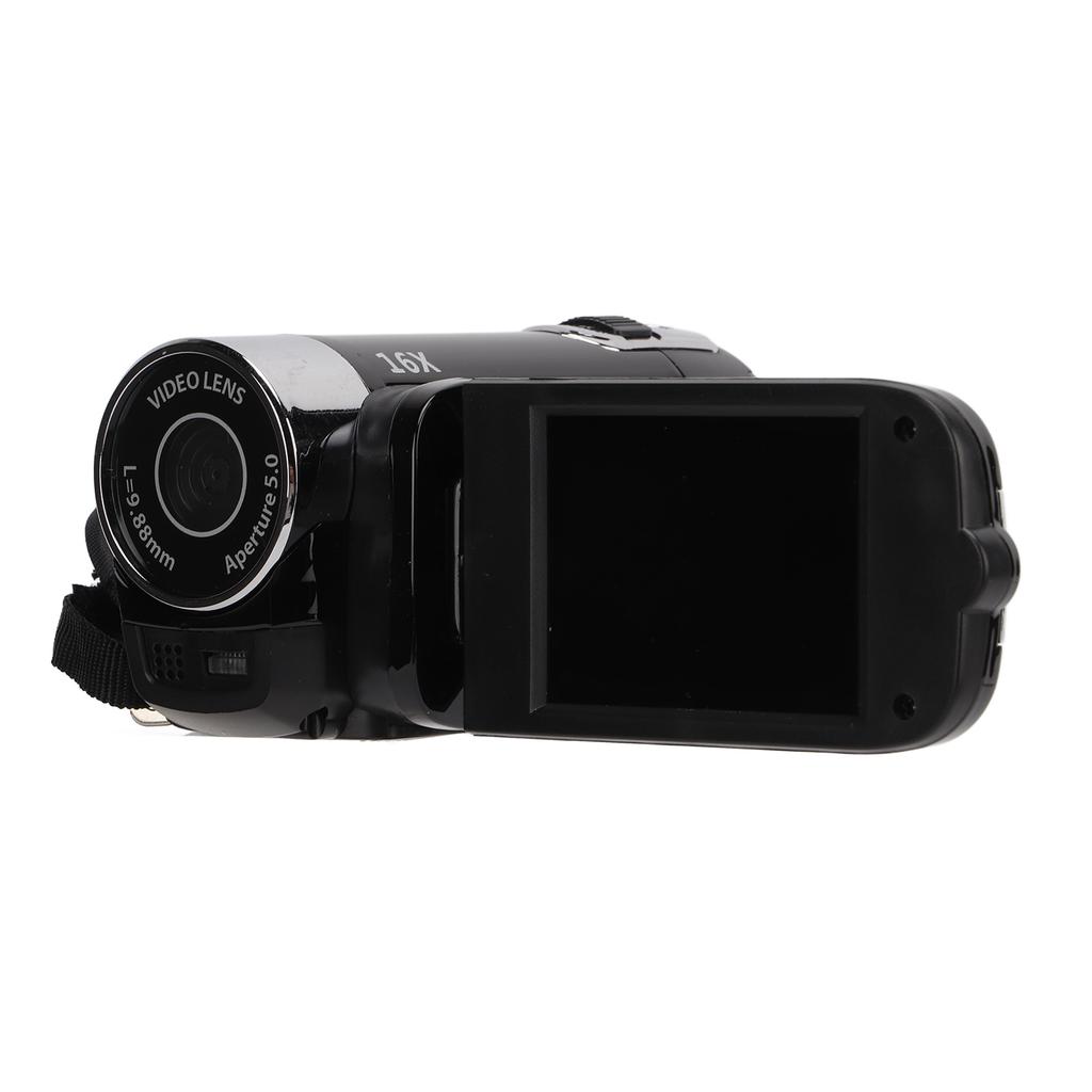 Videokamera Camcorder Full HD Kamera Recorder 270 Grad Drehung 2,7 Zoll Farbbildschirm 16x Zoom Digitale Camcorder