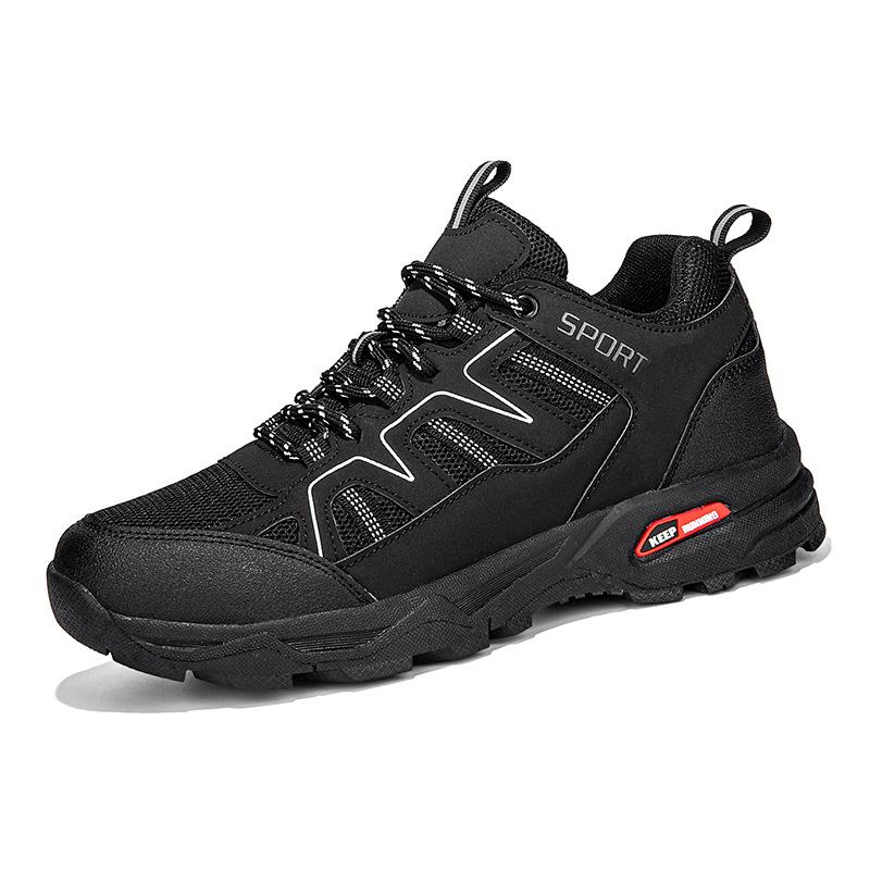 New low-top outdoor hiking casual shoes mesh breathable lightweight soft-soled hiking shoes couple shoes