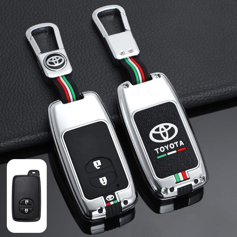 For Toyota 2026 Hot Hub Caps Zinc Alloy Car Smart Remote Key Cover Case Protector Shell For Toyota Camry Highlander Crown Prado