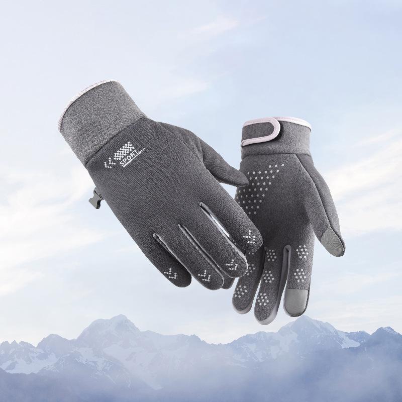 Mănuși Termice Ciclism Rezistente la Vânt și Apă pentru Toamnă/Iarnă - Bumbac Îngroșat pentru Sporturi în Aer Liber și Utilizare Motociclete Electrice