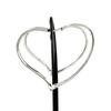 Excellent TIFFANY&Co. Pierce Elsa Peretti Open Heart Hoop Silver AG925 Women Used