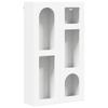 Wall Mounted Cabinet with Shelf White 59 X 20 X 100 Cm Engineered Wood