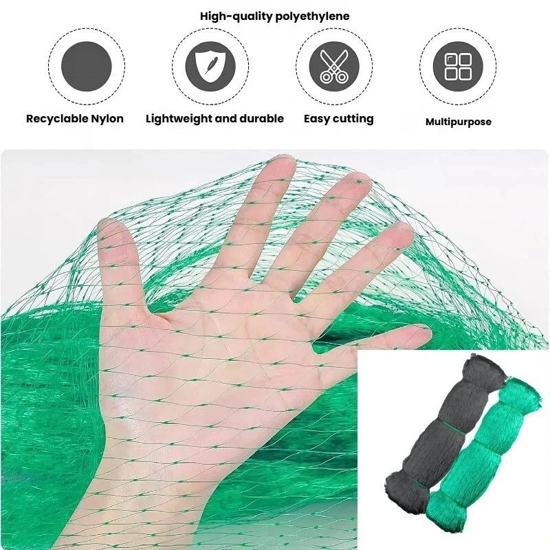 Garden Bird Netting Anti-Bird Protection Mesh Net for Plants, Fruit Trees & Vegetables, Multiple Sizes 2x2m 2x5m 4x4m 4x5m