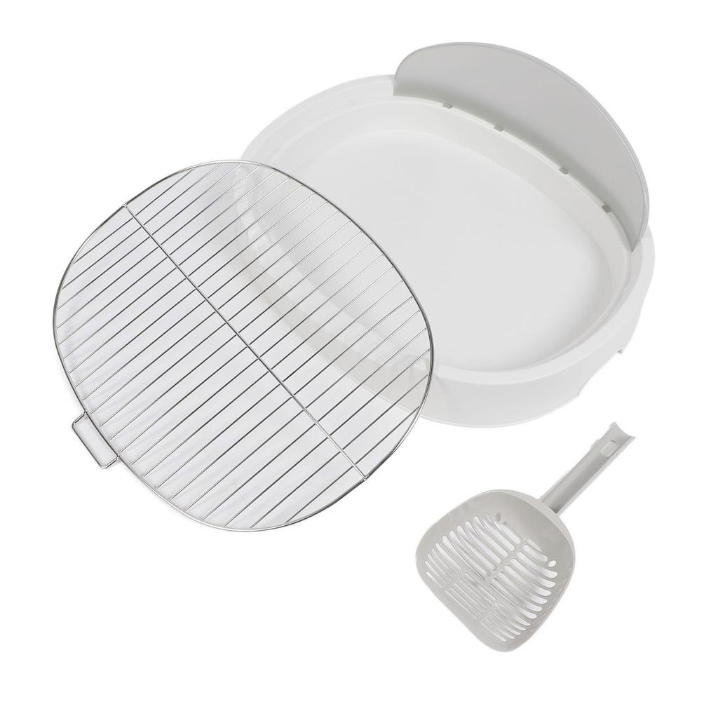 Dog Training Toilet with Splash Wall Potty Training Pee Pad Holder Portable Baffle Dog Litter Box