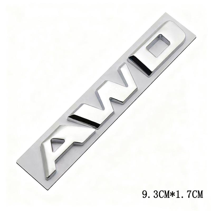 3D Metal 28T 40T AWD Displacement Car Sticker For Cadillac Labeling XT5 ATSL XTSCT6 Modified Accessories