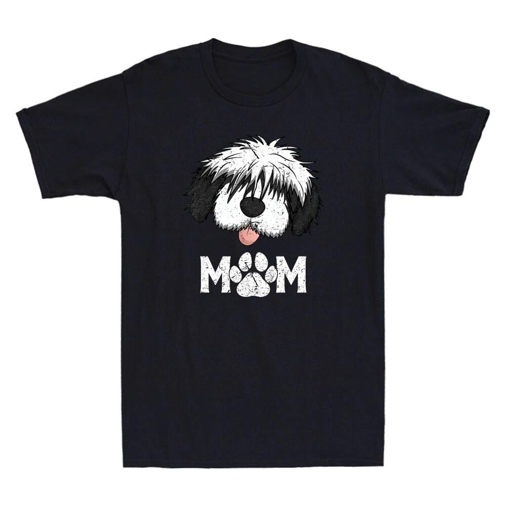Sheepadoodle Mom Dog Mother Gift Idea for Mother s Day Dog Lover Vintage T-Shirt XXL