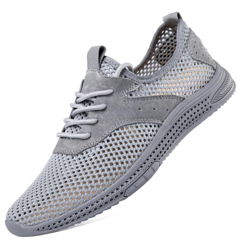 Men's Breathable Flyknit Casual Sports Shoes - Lightweight Mesh Design