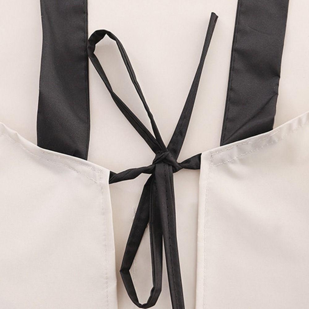 Waterproof Kitchen Apron With Pockets Cooking Apron Work Clothes PVC Apron  Kitchen
