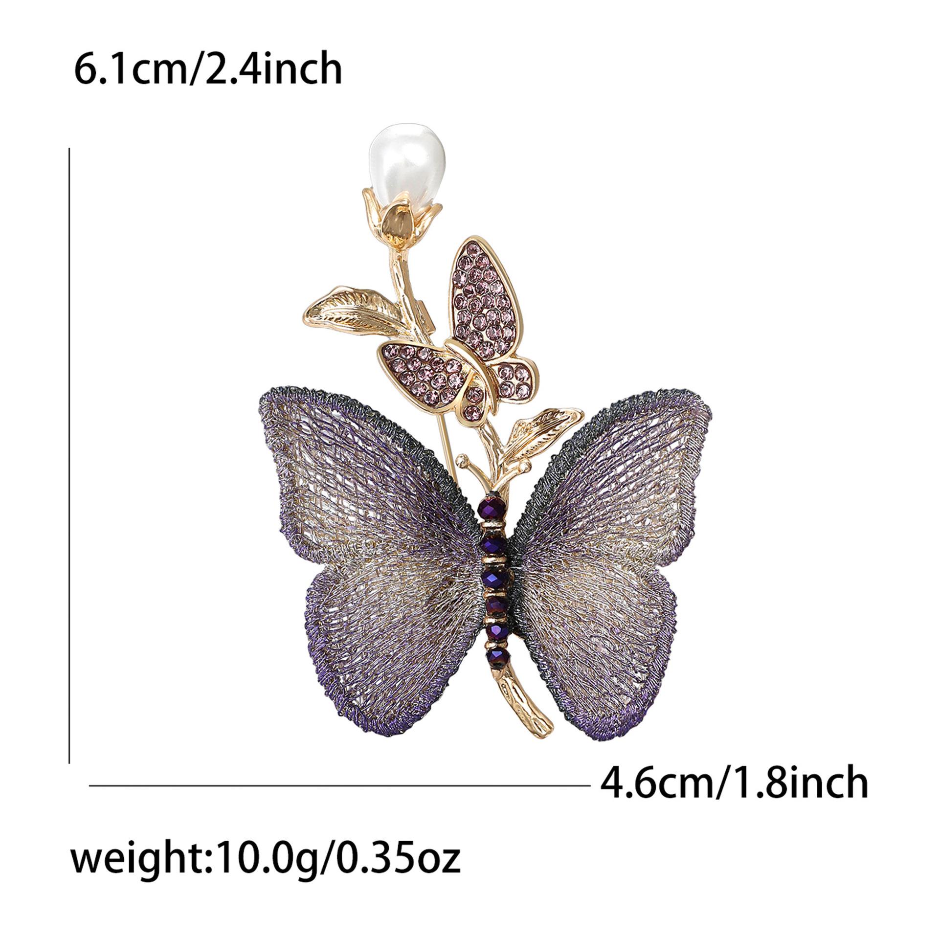 

Новая высококачественная модная корейская изысканная тканевая брошь-бантик, классические роскошные европейские и американские броши-цветы в стиле фэн-шуй с бриллиантами на груди