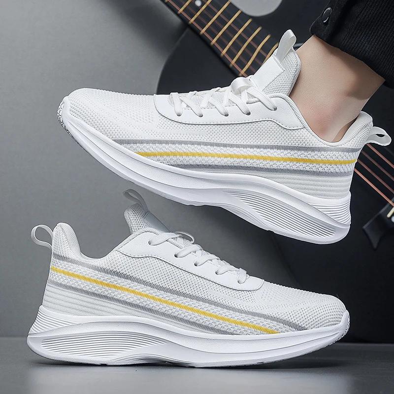 Весенние новые сетчатые мужские кроссовки для бега — фото 3