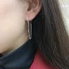 New Newest Fresh Style Chain Hanging Earrings for Women with Dazzling CZ Simple Stylish Girls Earrings 2021 Trendy Jewelry