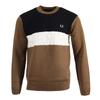 Fred Perry Mens Textured Panel Sweatshirt