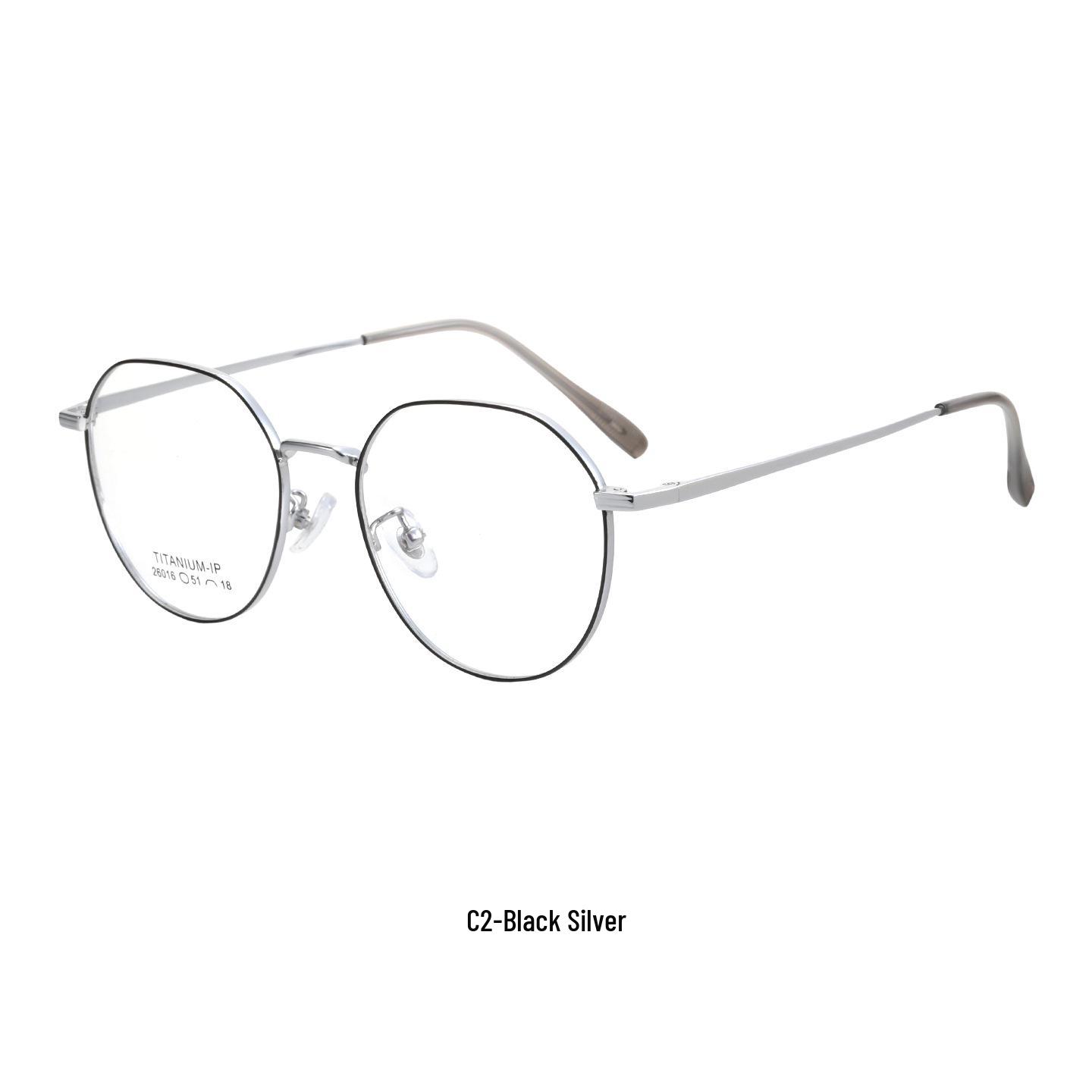 Ultra-Light Half-Titanium Fashion Eyeglass Frames for Myopia  Presbyopia
