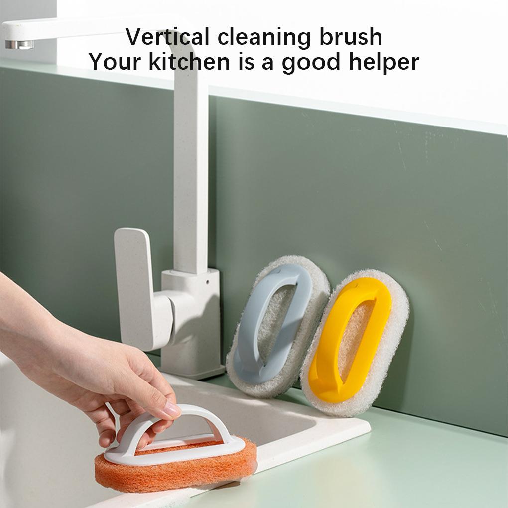 Burete de bucătărie cu mâner, fără urme, perii pentru oală, perie de curățare pentru baie, ștergător de ulei și murdărie, accesorii de uz casnic