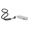Pure Titanium Whistle with Lanyard Outdoor Survival Whistle High Decibel Whistle Emergency