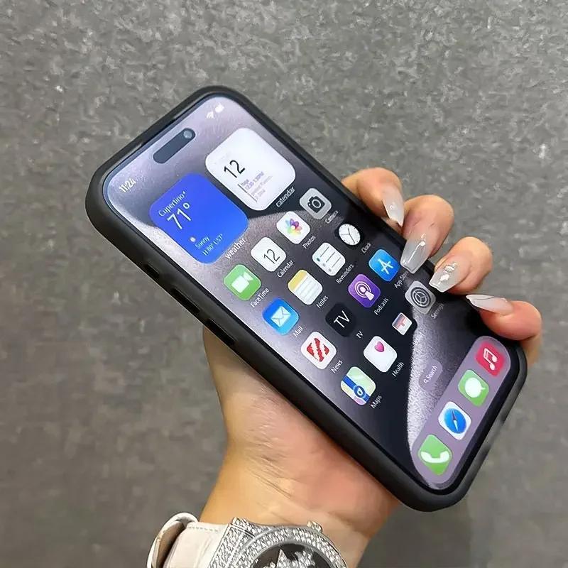 Matte Candy Magnetic Wireless Charge Transparent Case For iPhone 16 15 14 Plus 13 12 Pro Max For Magsafe Shockproof Hard Cover