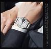 BestWin Men Watches Sports Creative Design Dial Stainless Steel Band Waterproof High Quality Quartz Male Watch Reloj Hombre Gold