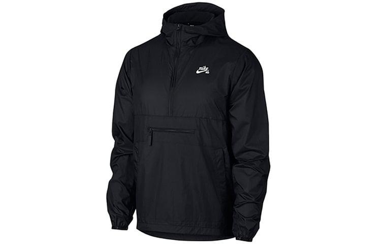 Nike SB Skateboard JKT Jacket Men s Woven Hooded Sports Jacket Black CT5327-010 XL