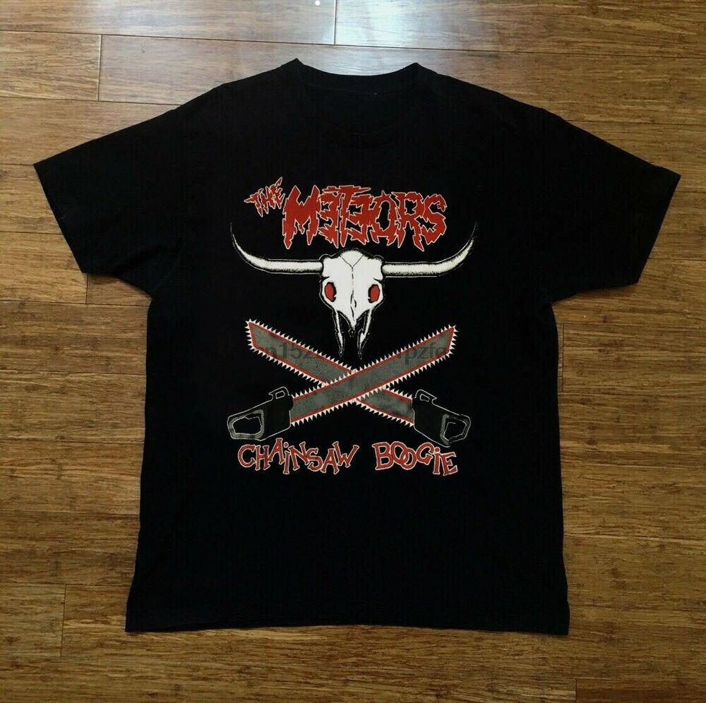 

The Meteors Chainsaw Boogie Shirt Classic Black Unisex T-Shirt S