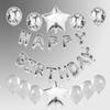 25 szt./zestaw Zestaw balonów Happy Birthday Balony foliowe z literami Girlanda proporczyki Banery Dekoracja na przyjęcie urodzinowe dla dzieci Baby Shower