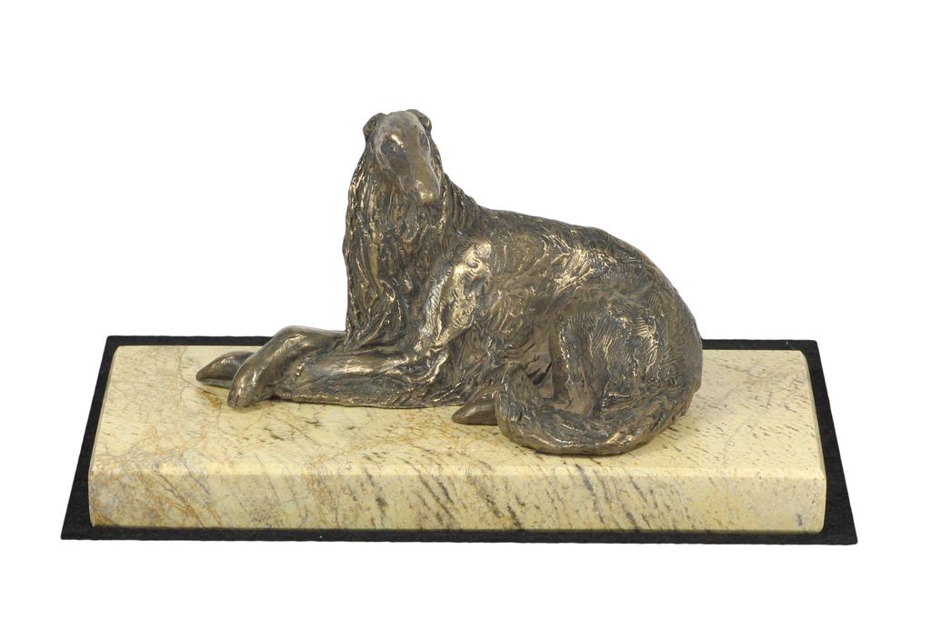 Borzoi, Russian Hunting Sighthound, Russian Wolfhound I - dog figurine, dog silhouette figurine, trophy for Art-Dog dog show exhibition