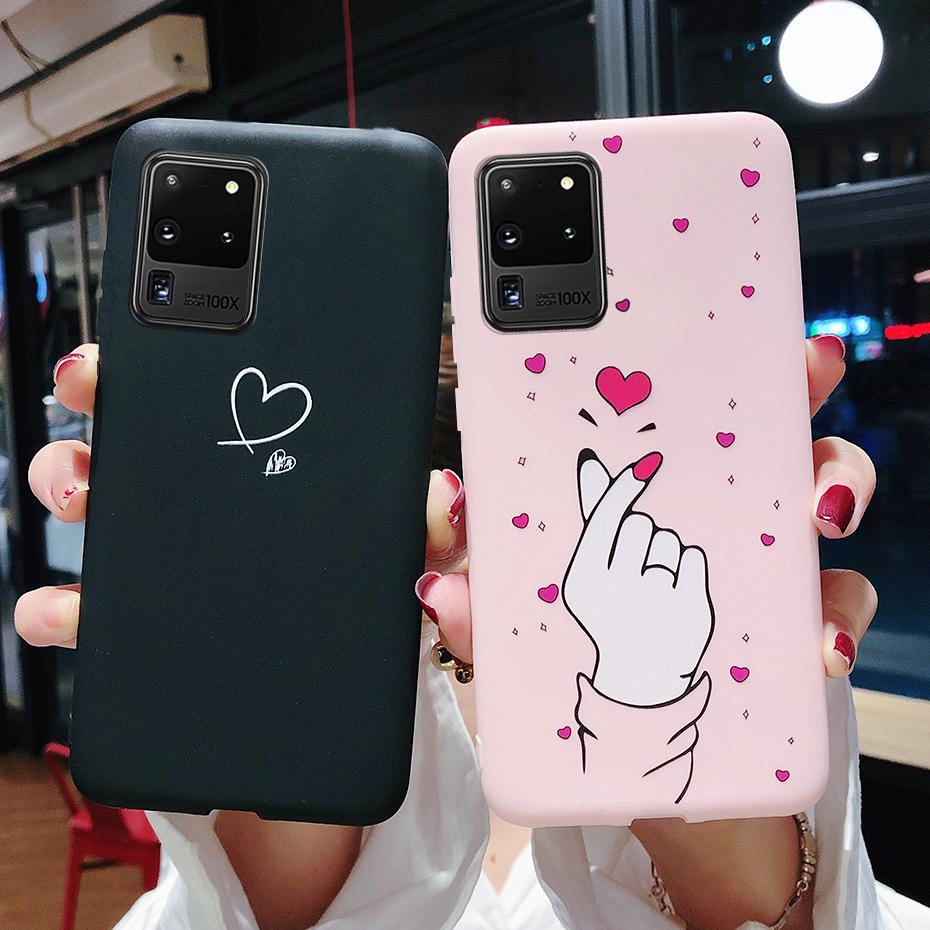 Hülle Für Samsung Galaxy S20 S 20 Ultra Plus Silikon Malerei niedlich Weich Schlank Hülle Abdeckung Für Samsung S20 Plus Ultra Handyhüllen