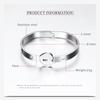 Fly to the Clouds Titanium Steel Couple's Concentric Lock Bracelet & Necklace Set