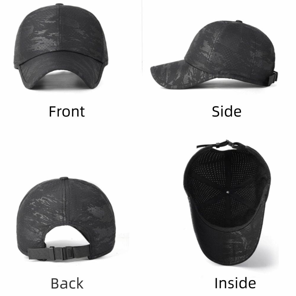 Breathable Perforated Summer Sun Hat Sun Protection Travel Sports Hat  For Women Men