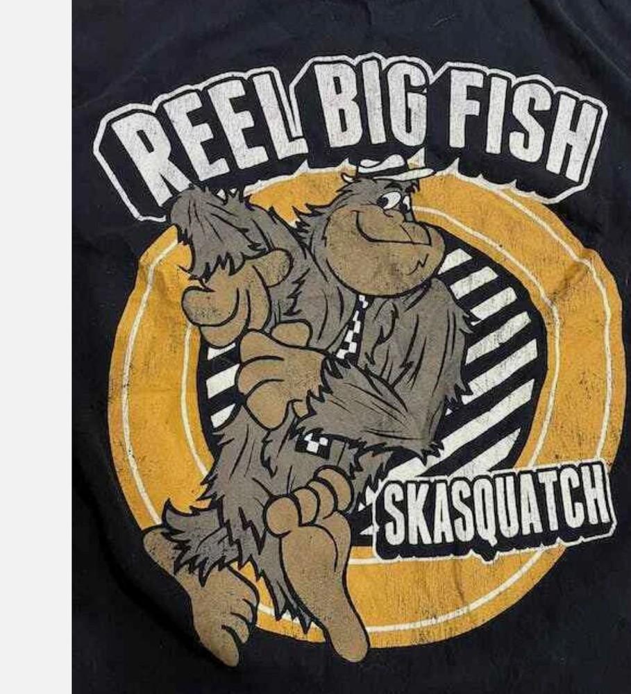 Reel Big Fish Band Skasquatch Unisex Heavy Cotton T-Shirt Unisex T-Shirt XXXL