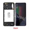 For Samsung Galaxy A30s A307 Housing Middle Frame Chassis battery cover shell Lid Case Rear Back Panel camera Glass Sim slot