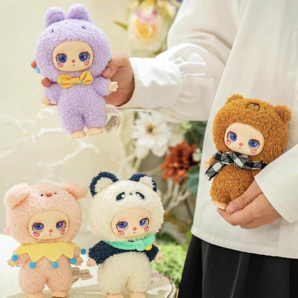 TRRCEPOS 2nd Edition Plush Keychain Official Lovebu Keychain Blind Box Fluffy Mascot Perfect Gift Polyester PVC 1 Randomly Selected from 9 Designs