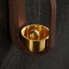 Door Bell Hanging Solid Wood Wear Resisting Adhesive Rustproof Creative Handcrafted Retro for Decor