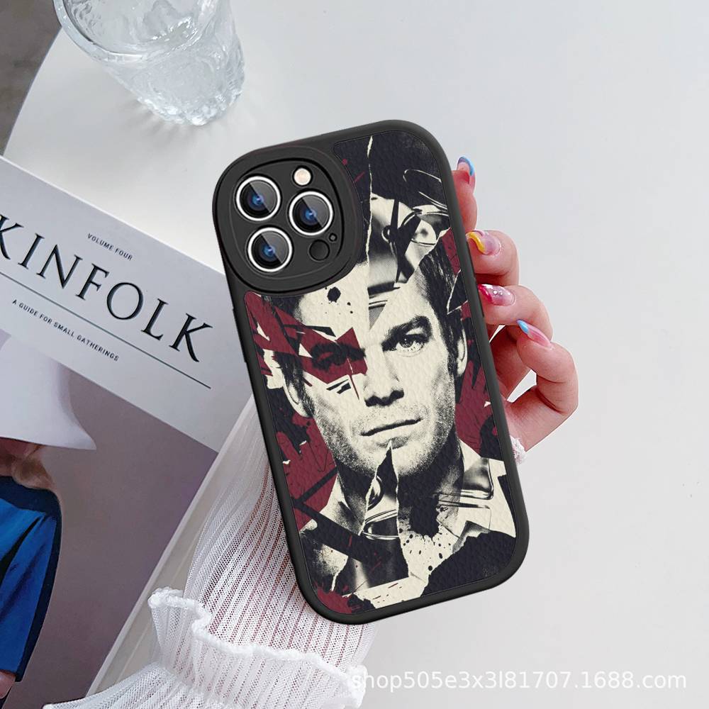 Custodia per Telefono Dexter Morgan Per IPhone 11 12 13 14 15 16 Pro Max Plus Copertura in Pelle