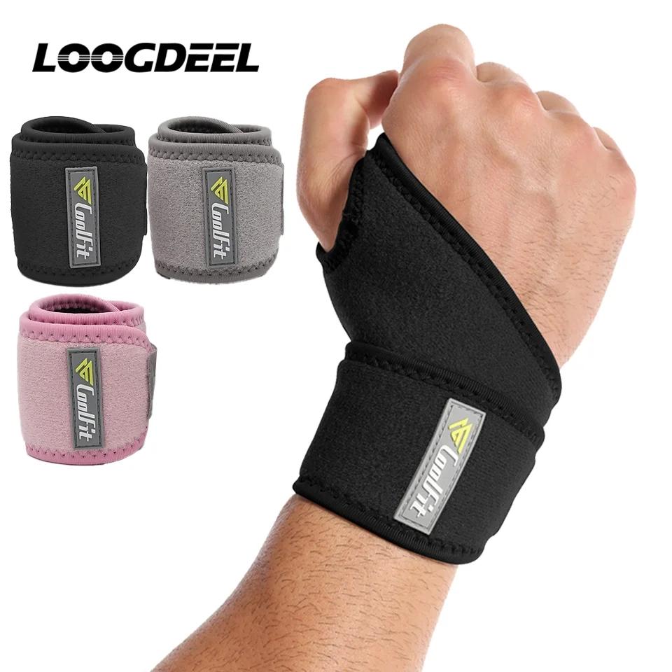 Loogdeel Handgelenkbandage Band Stütze Eigenschaften Karpaltunnelsyndrom Verstauchungen Zerrung Fitnessband Sport Schmerzlinderung Wickel Bandage Leichtgewicht