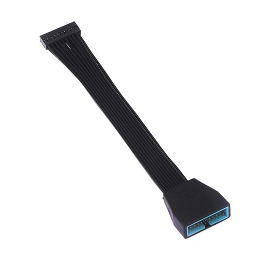 USB 3 Header Extension Cable Motherboard 19/20 Pin Male To Female Internal Extension Cable