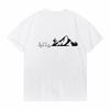 Unisex Mountain ECG Graphic T Shirt Summer Casual Short Sleeved TShirt Outdoor for Hiking Camping Breathable Round Neck Top Tees