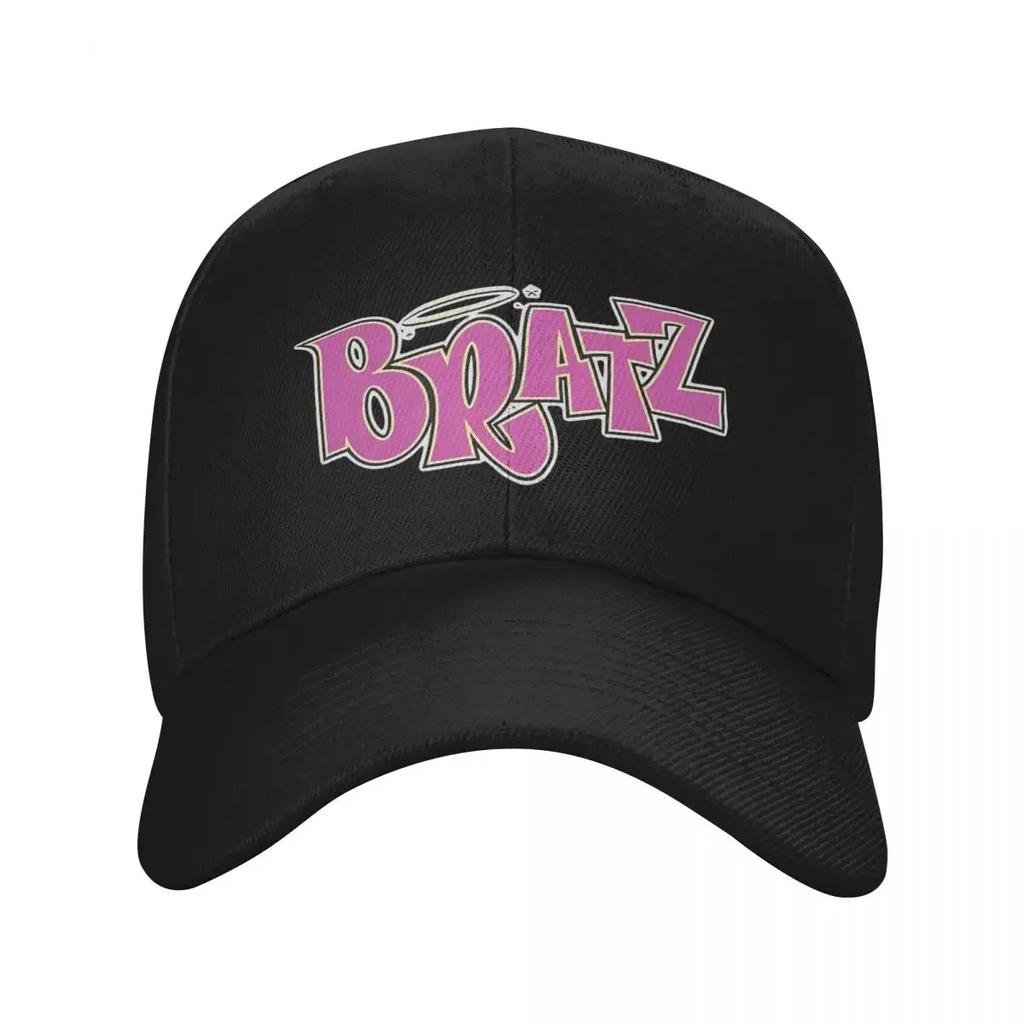 Bratz Logo Casual Baseball Cap Spring Trucker Hat Wholesale Outdoor Gym Snapback Cap Unisex Men Trendy Baseball Caps