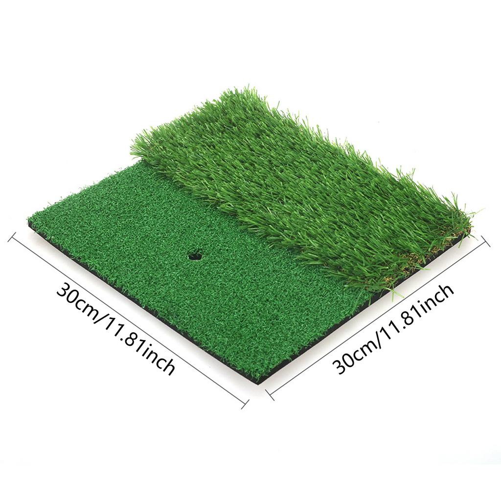 Synthetic Turf Golf Hitting Pad Golf Path Feedback Golf Practice Swing Path Golf Training Aid Equipment