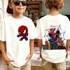 Summer Spider Children's T Shirt Breathable Fabric Classic Character Patterns in A Cute Style Suitable Daily Playwear