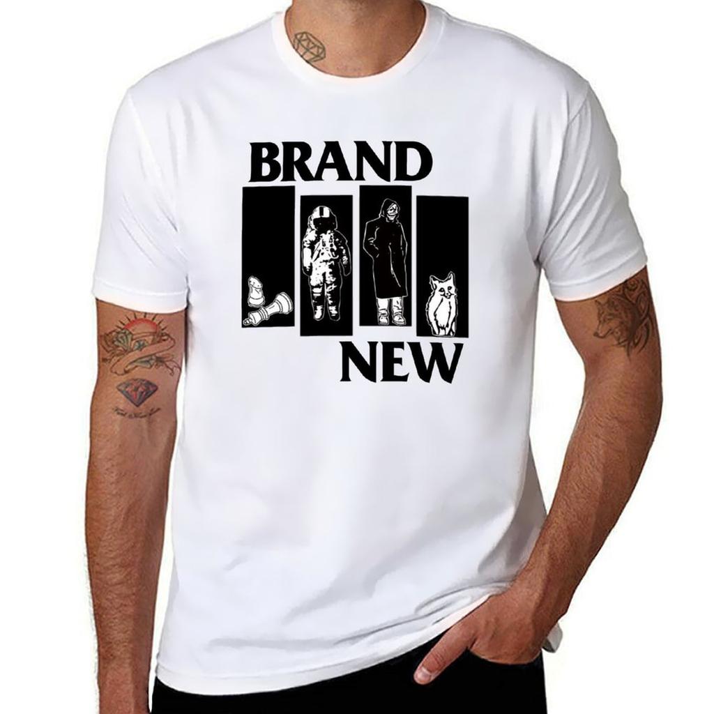 Brand New Black Flag Band Parody Crossover TShirt Quick Dry Sports Short Sleeve Tee