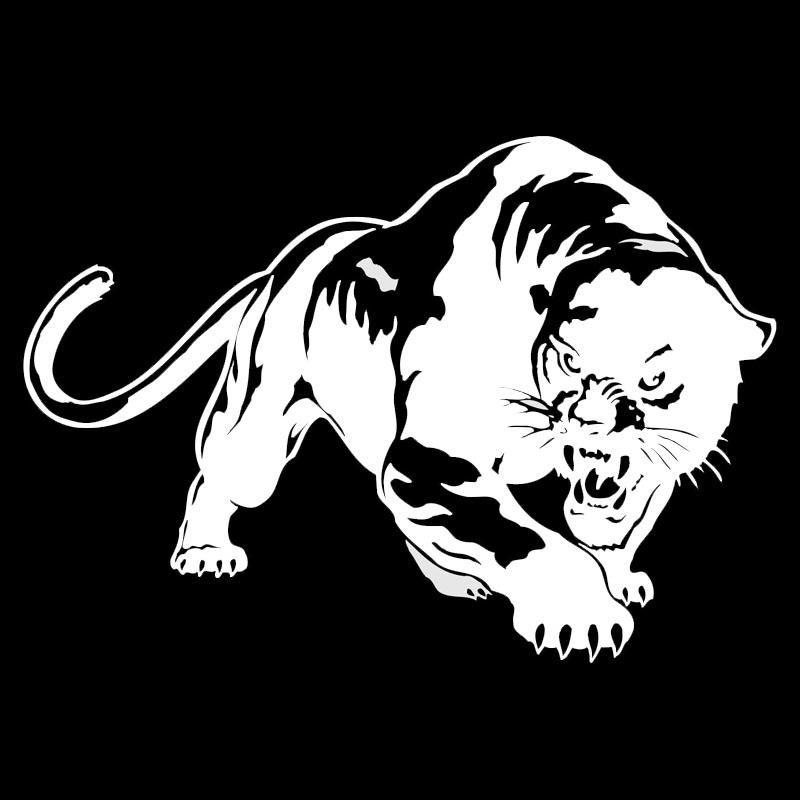 Car Sticker Fiery Wild Panther Hunting Body Decorations Automobiles Motorcycles Exterior Accessories Vinyl Decals