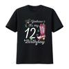 Yeehaw Its My 12th Birthday 12 Year Old Country Cowgirl T Shirt Vintage Washed Homme Versatile Graphic Fashion Stretched Casual