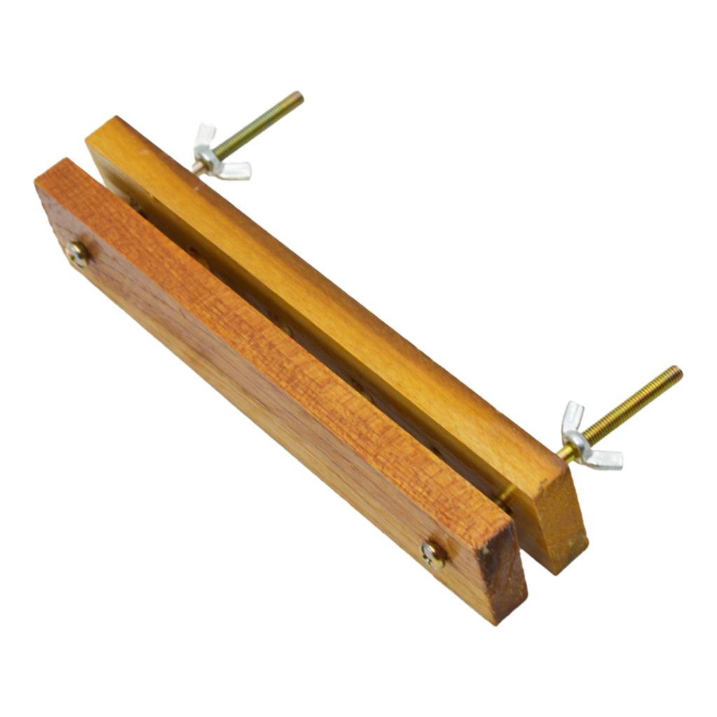 Wooden Binding Press Machine Durable Wooden Bookbinding Press for Home Tags DIY Bookbinding Manual Binding Paper Punch Machine
