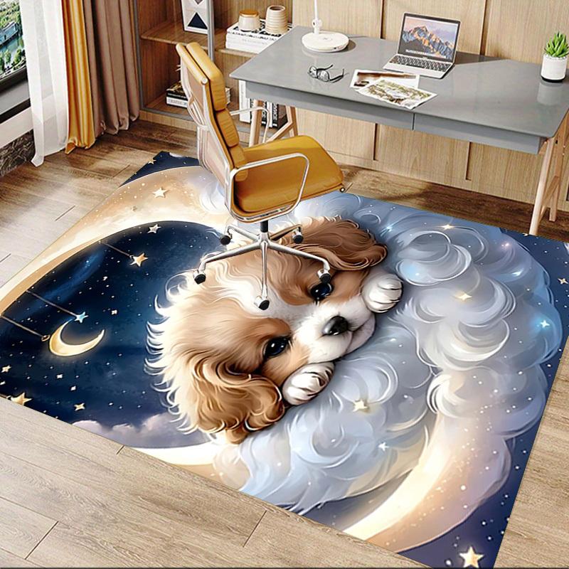 1 Stück Mond Wolke Extra Groß Rutschfester Teppich, Büro, Familie, Schlafzimmer, Studio - Großer TeppichJ0391