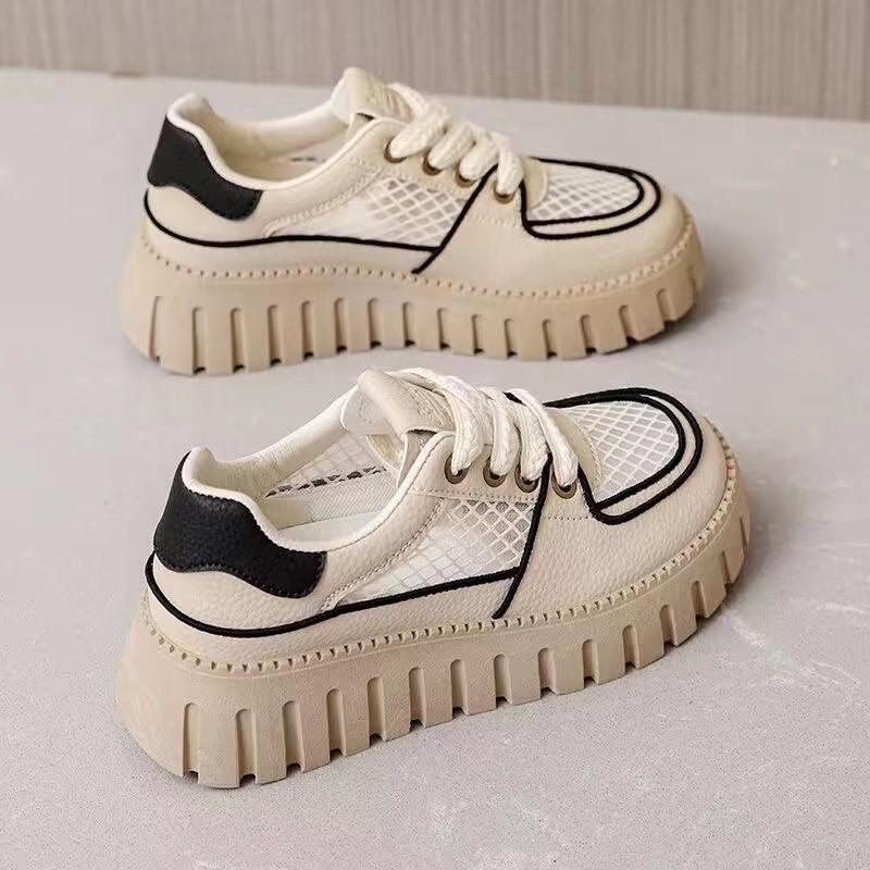 Thick-soled summer breathable child 22 years summer new casual mesh casual board shoes 35