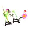 5 Stück Grasblumen-Haarspange Pflanzen-Haarspange Trendige Kleine Haarspange Für Mädchen Kinder Kreative Pflanzen-Kunststoff-Haarspange Damen Accessoire