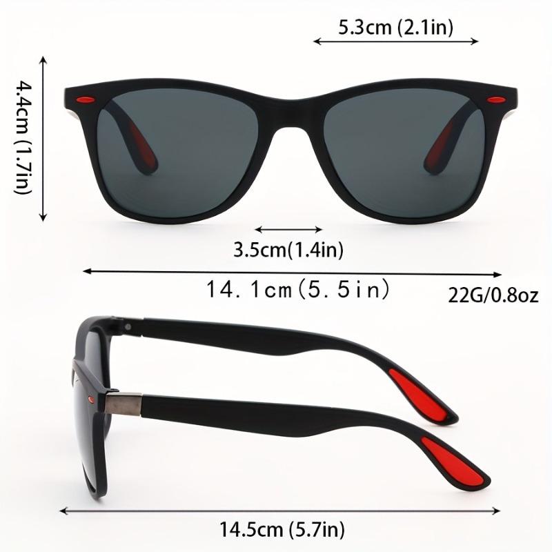 6pcs Fashion Glasses for Men Women Retro Square Ideal for Parties Gifts Street Pography Holiday Costumes Stylish Eyewear