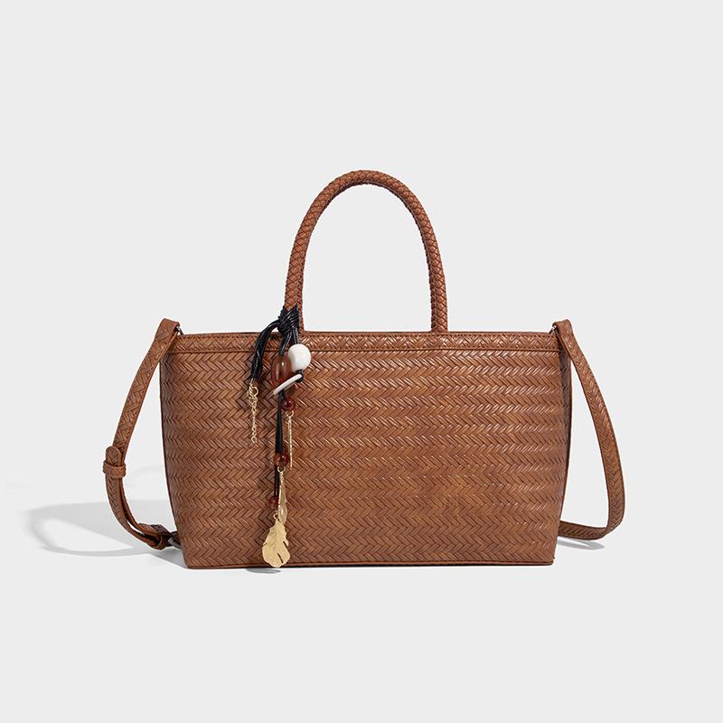 

Французская сумка-тоут большой вместимости для овощей, большая сумка, сумка на одно плечо коричневый/абрикосовый